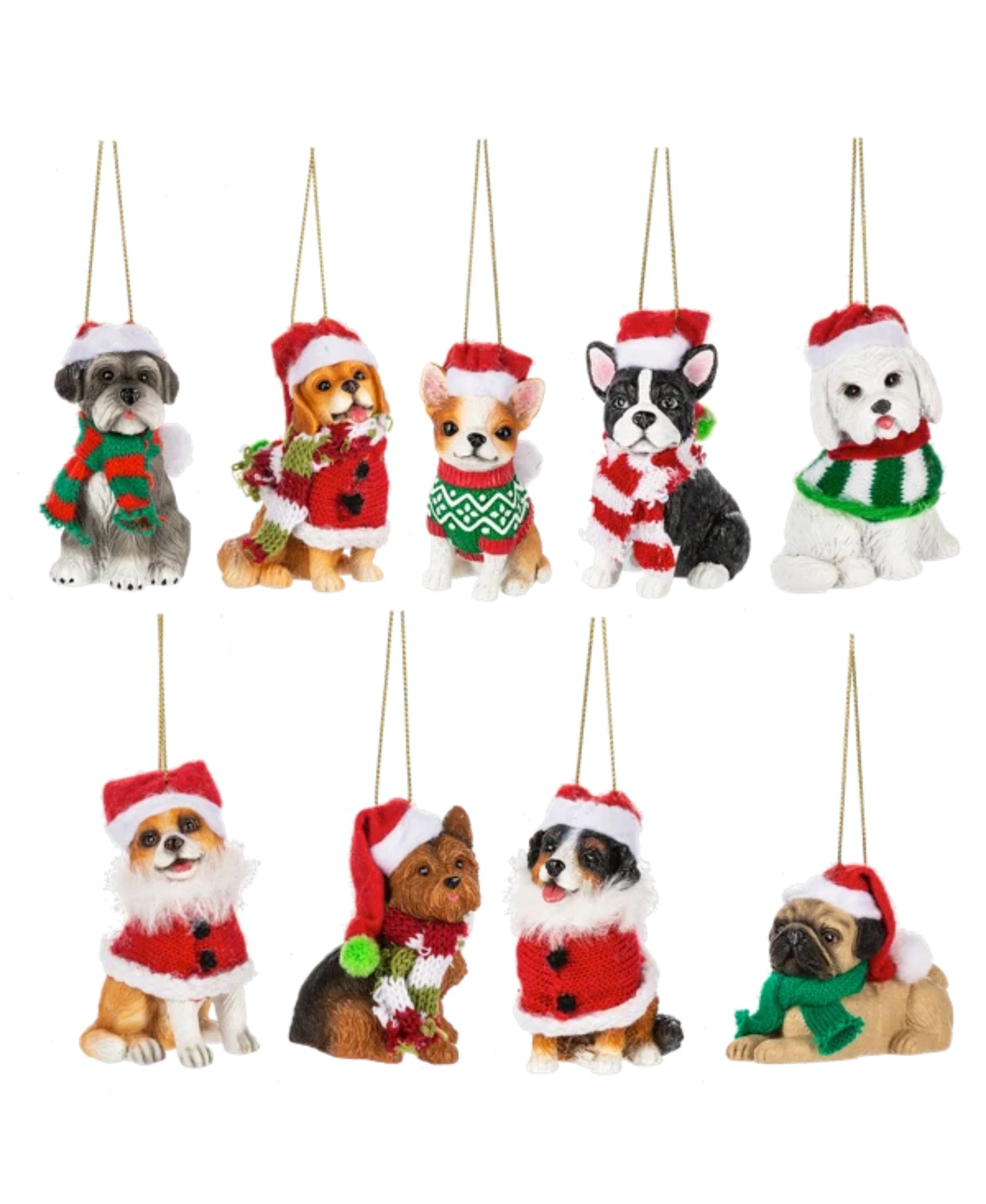Santa Paws Ornaments