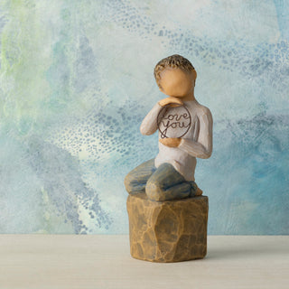 Willow Tree Love You Too Lighter Skin Figurine