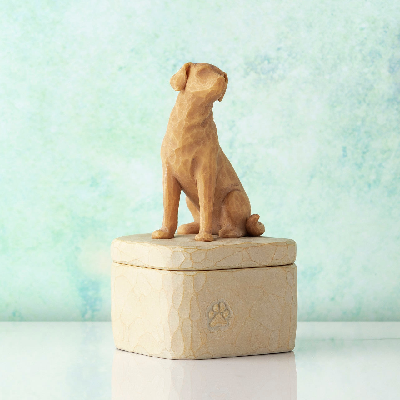 Willow Tree Love My Dog (Golden) Keepsake Box