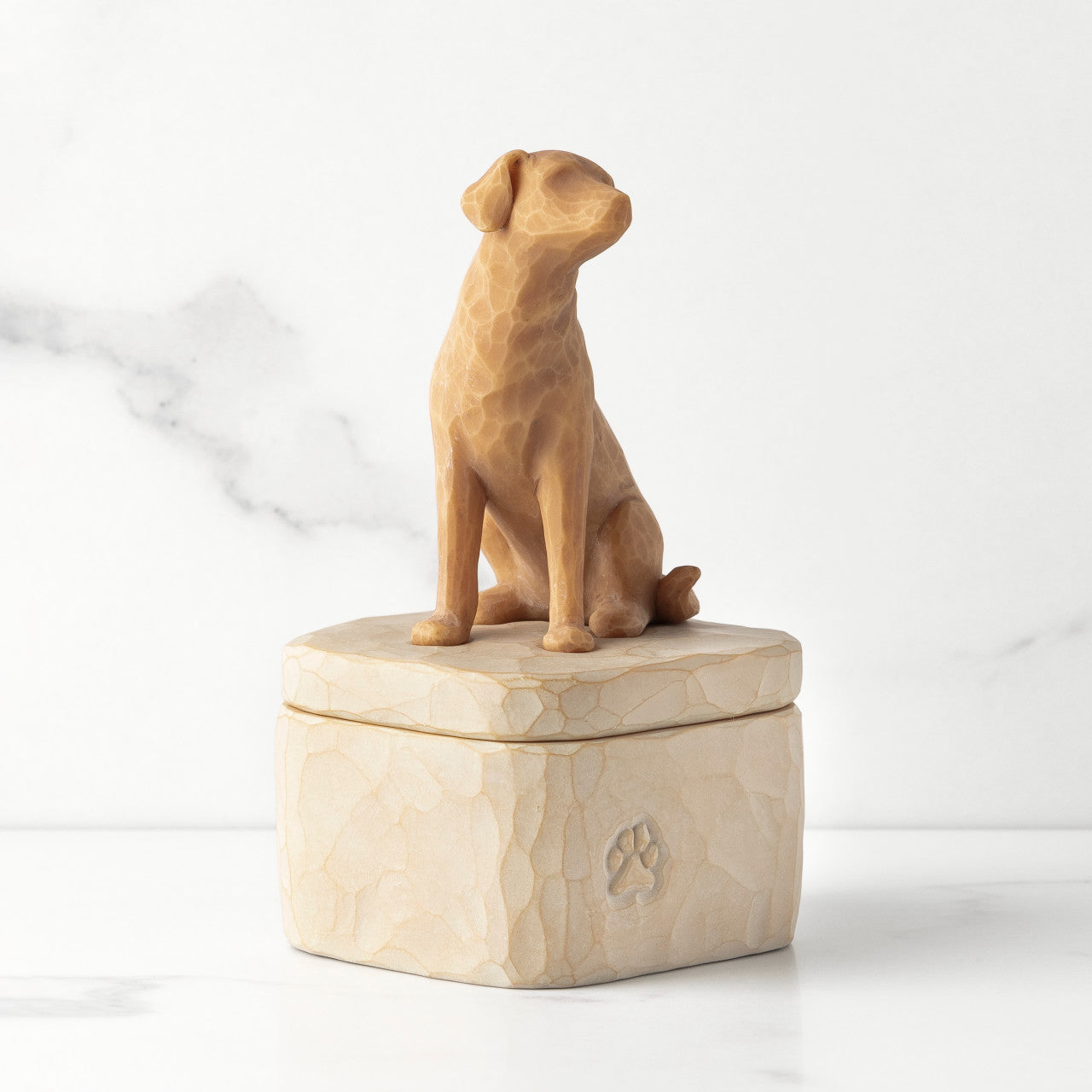 Willow Tree Love My Dog (Golden) Keepsake Box