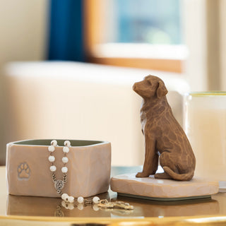 Willow Tree Love My Dog (Dark) Keepsake Box