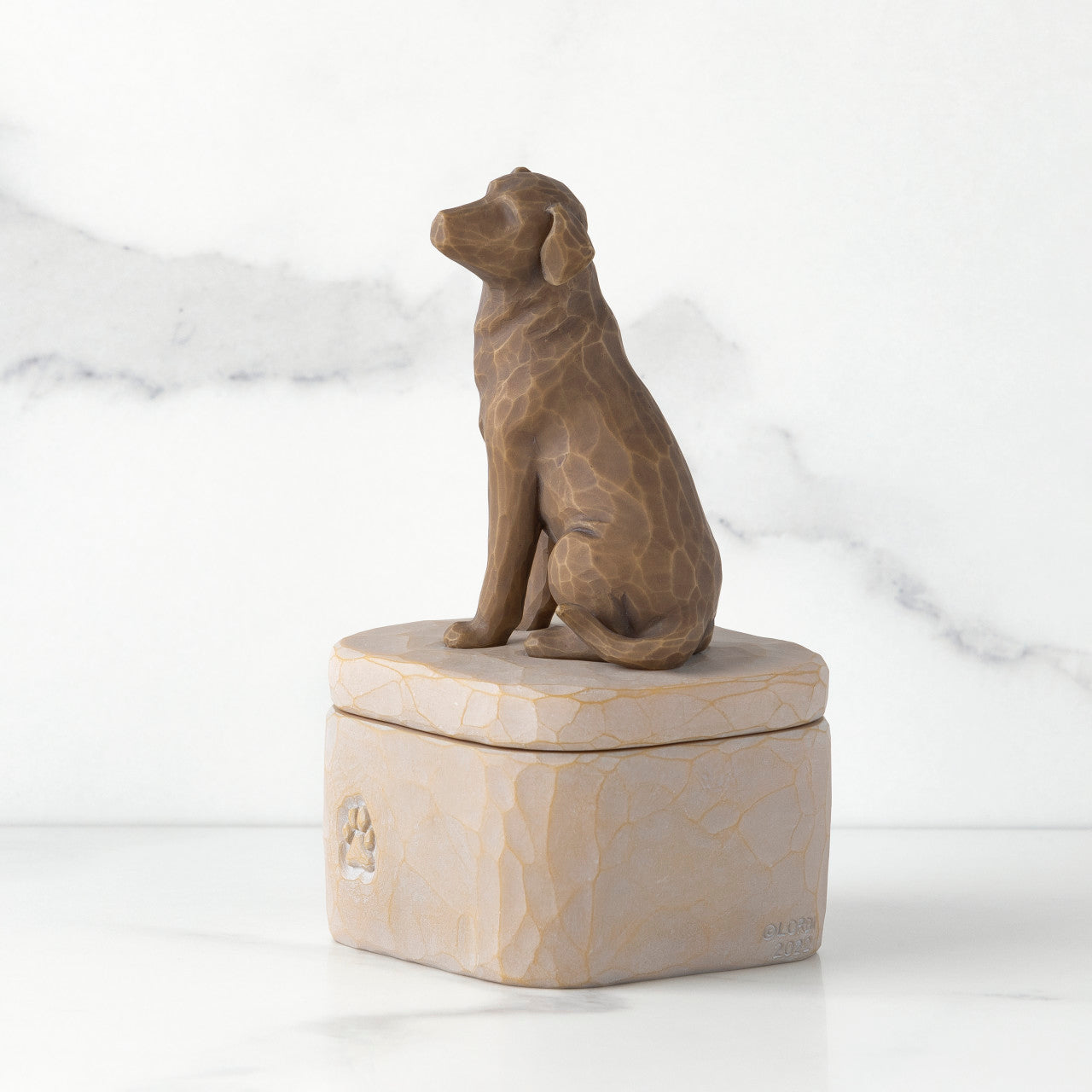 Willow Tree Love My Dog (Dark) Keepsake Box