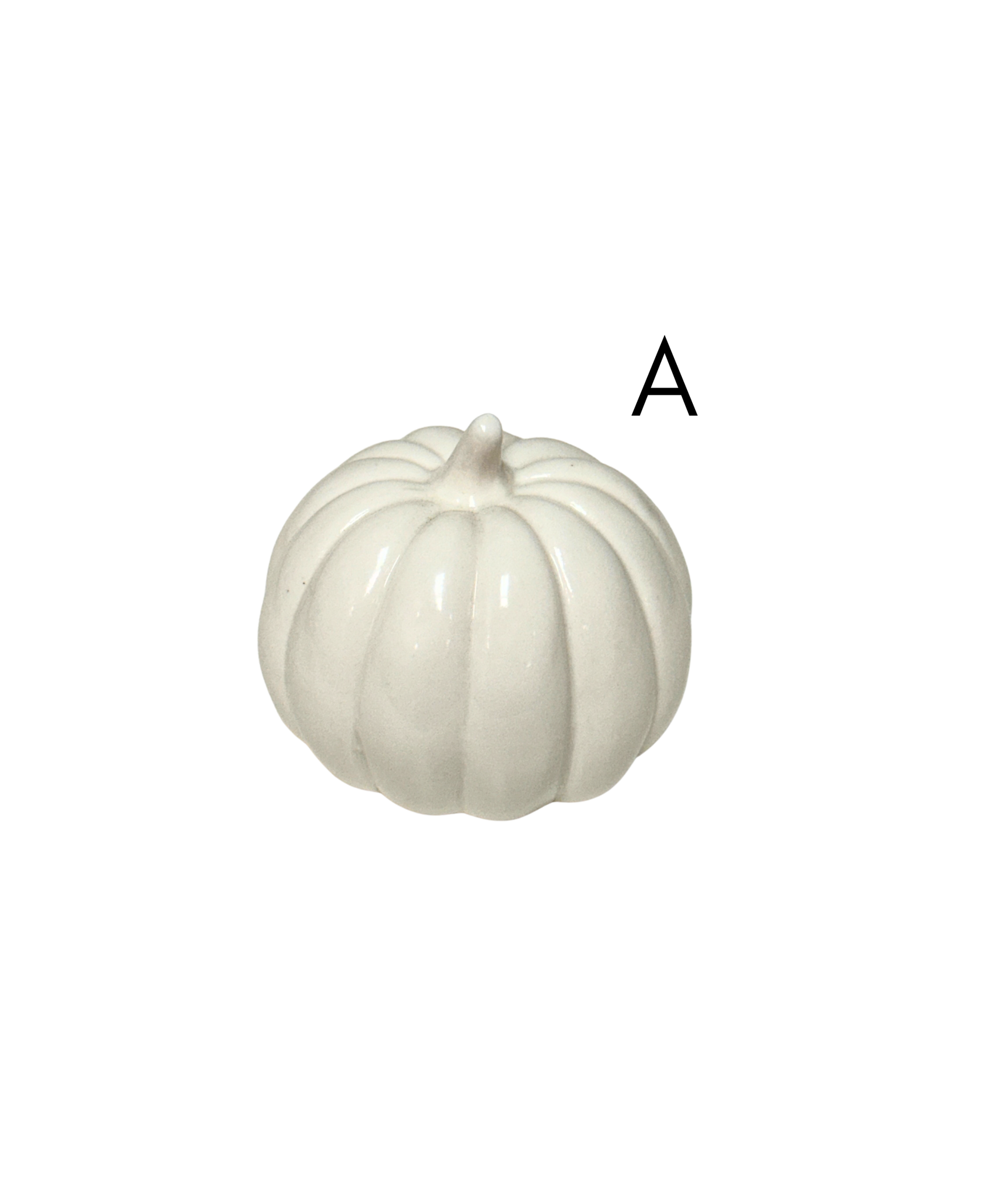 White Ceramic Pumpkins