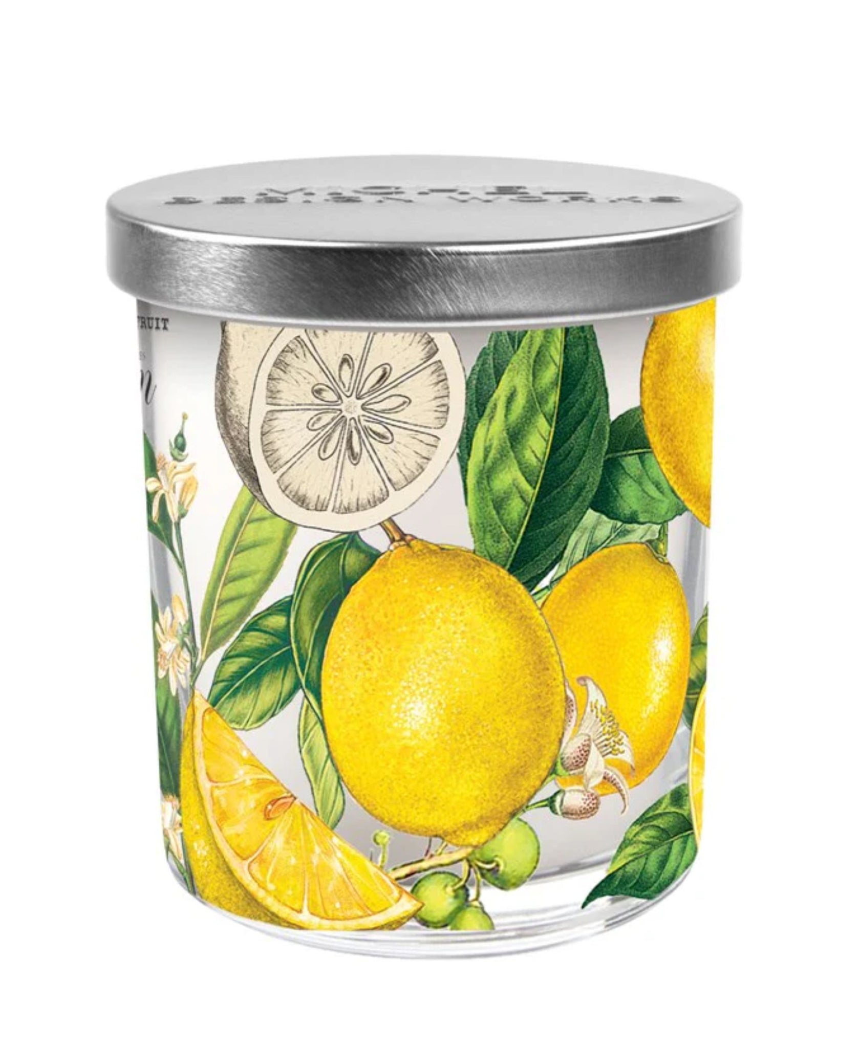 Michel Design Works Lemon Basil Candle Jar with Lid