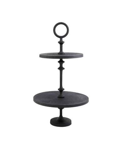 Black Metal Tiered Tray