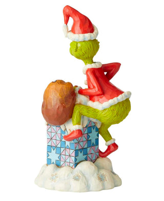 Jim Shore Grinch Climbing in Chimney Hanging Ornament