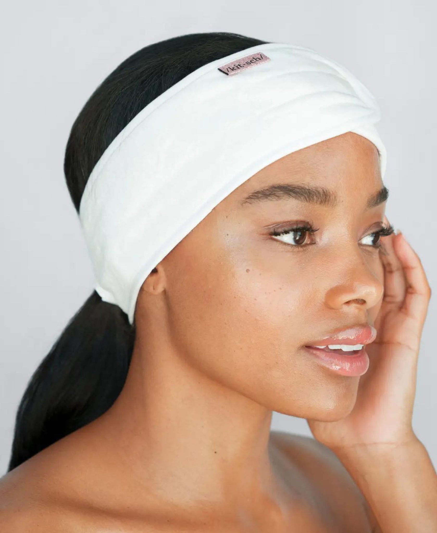 Kitsch Microfiber Headband White