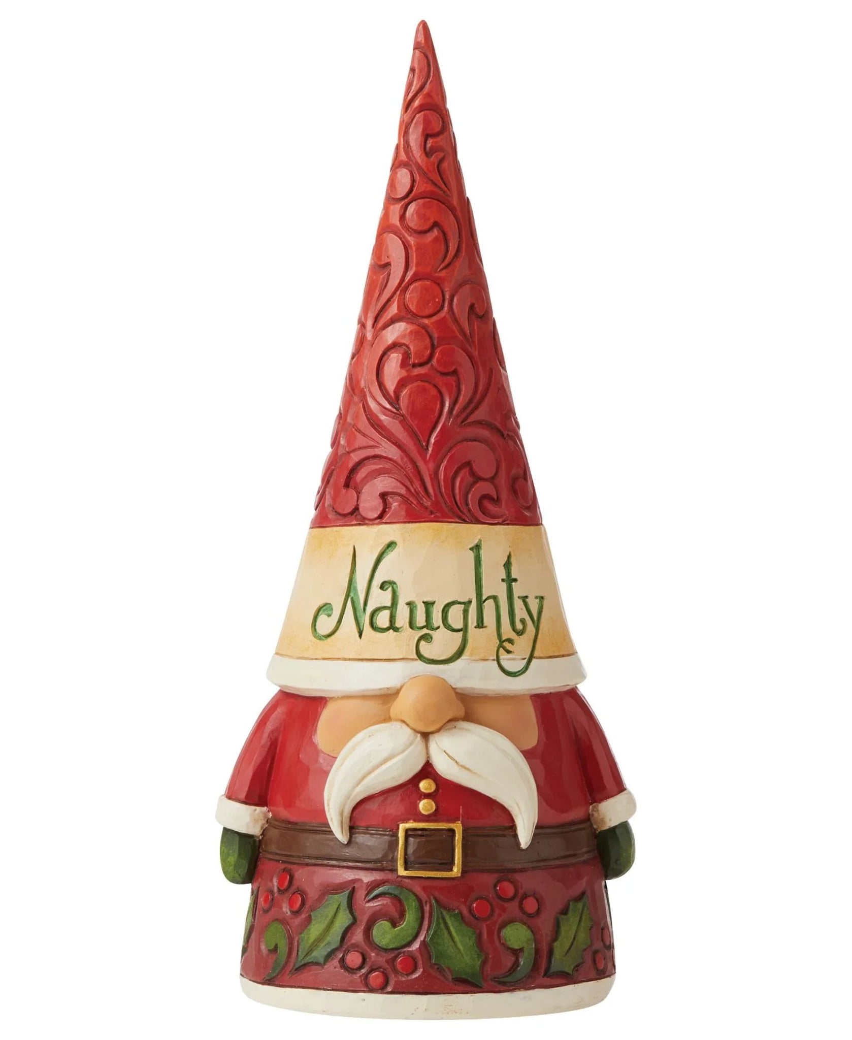 Jim Shore Gnomes: Two Sided Naughty And Nice Gnome