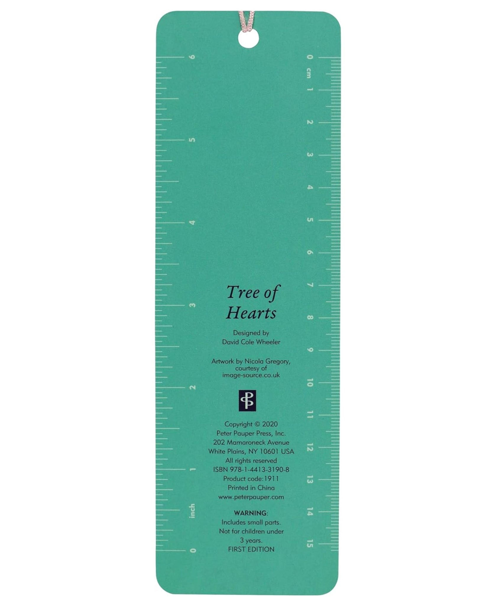 Peter Pauper Press Tree Of Hearts Bookmark