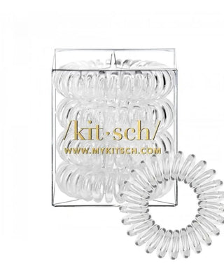 Kitsch Spiral Hair Ties Clear