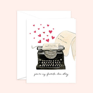 You're My Favorite Love Story Card Blank