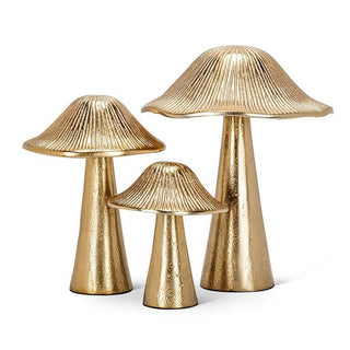 Ribbed Mushroom Gold - Large