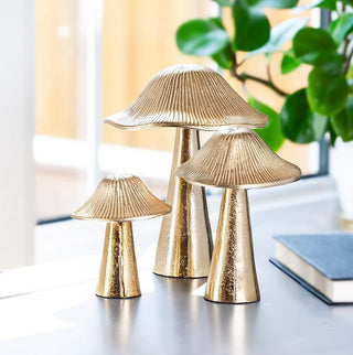Ribbed Mushroom Gold - Large