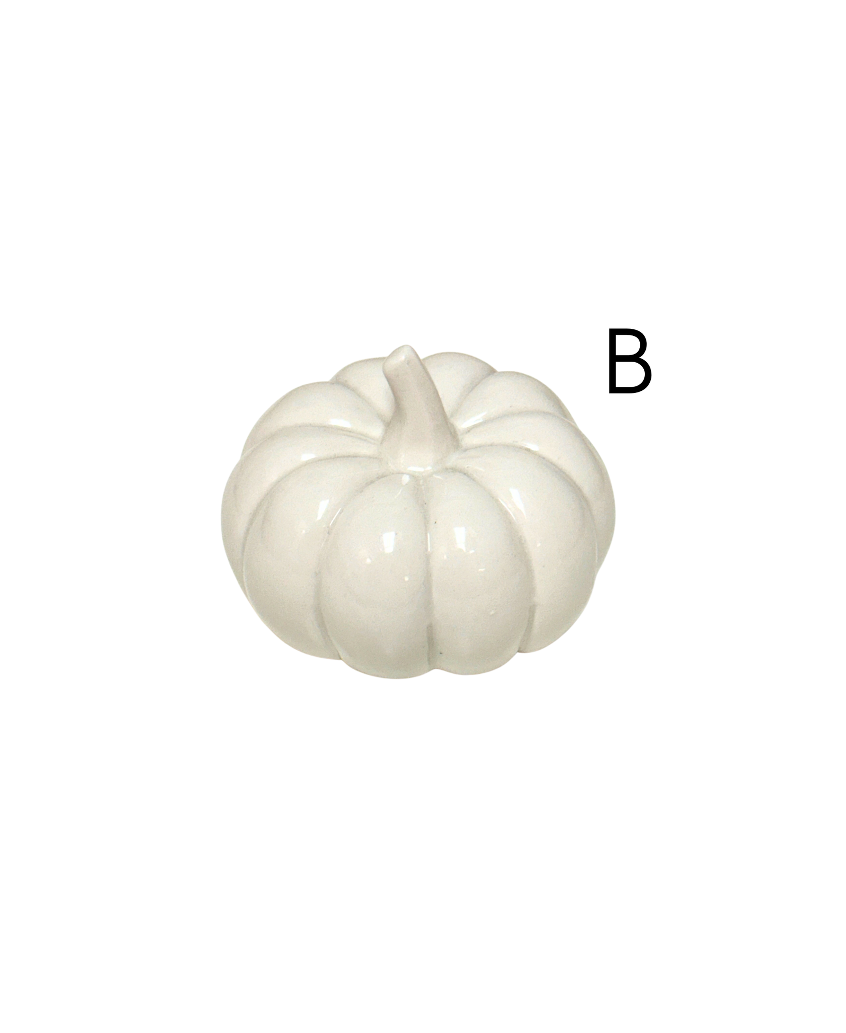 White Ceramic Pumpkins