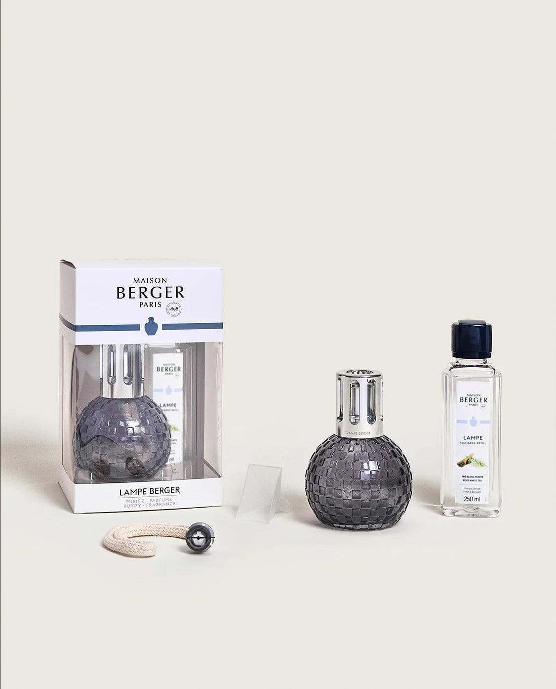 Disco Fragrance Lamp Gift Set Grey - Lampe Berger
