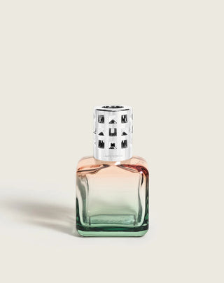 Glacon Peach Green Gradient Fragrance Lamp Gift Set With Ocean Breeze - Lampe Berger