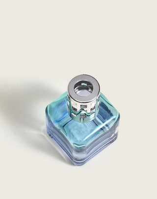 Glacon Turquoise Blue Gradient Fragrance Lamp Gift Set With Air Pur So Neutral - Lampe Berger