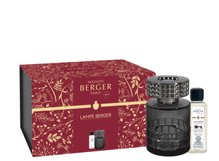 Lampe Berger Celebration Black Fragrance Lamp Gift Set Vanilla Magnificence