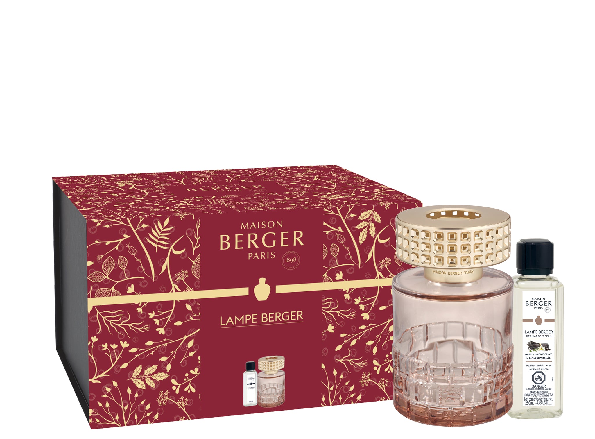 Lampe Berger Celebration Nude Fragrance Lamp Gift Set Vanilla Magnificence