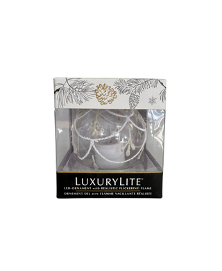 LED White Snow Ornaments