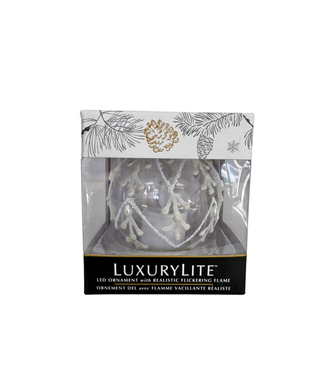LED White Snow Ornaments