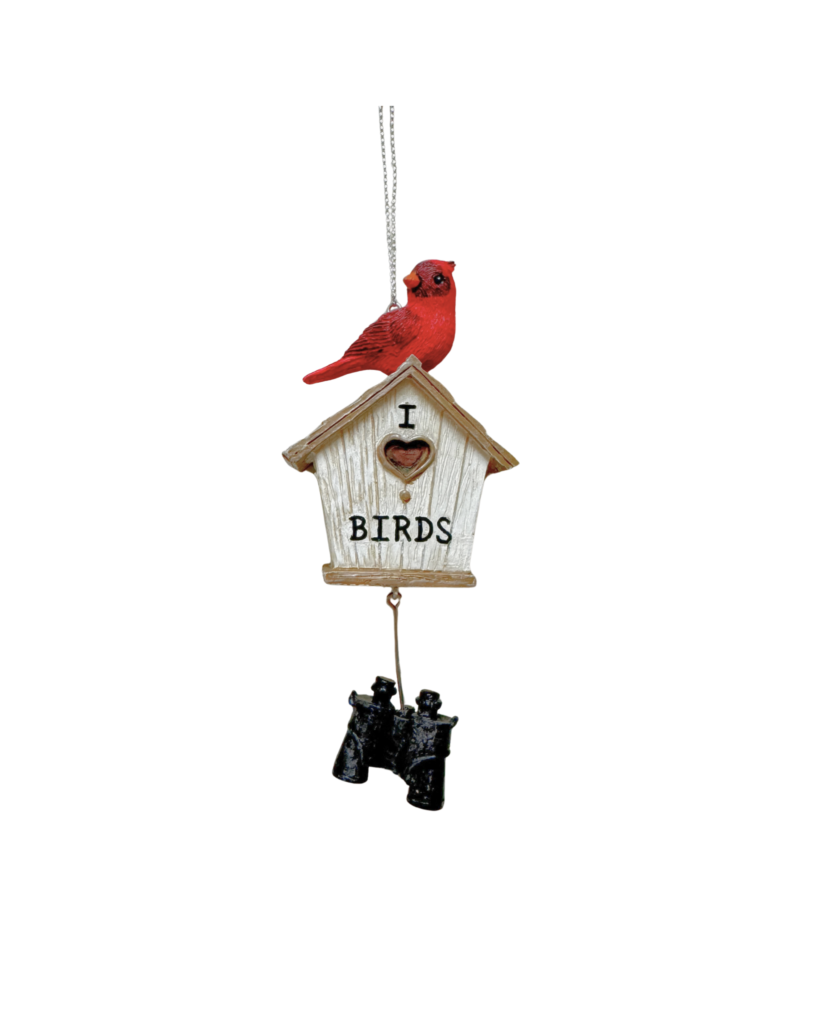 I Heart Birds - Cardinal Ornament