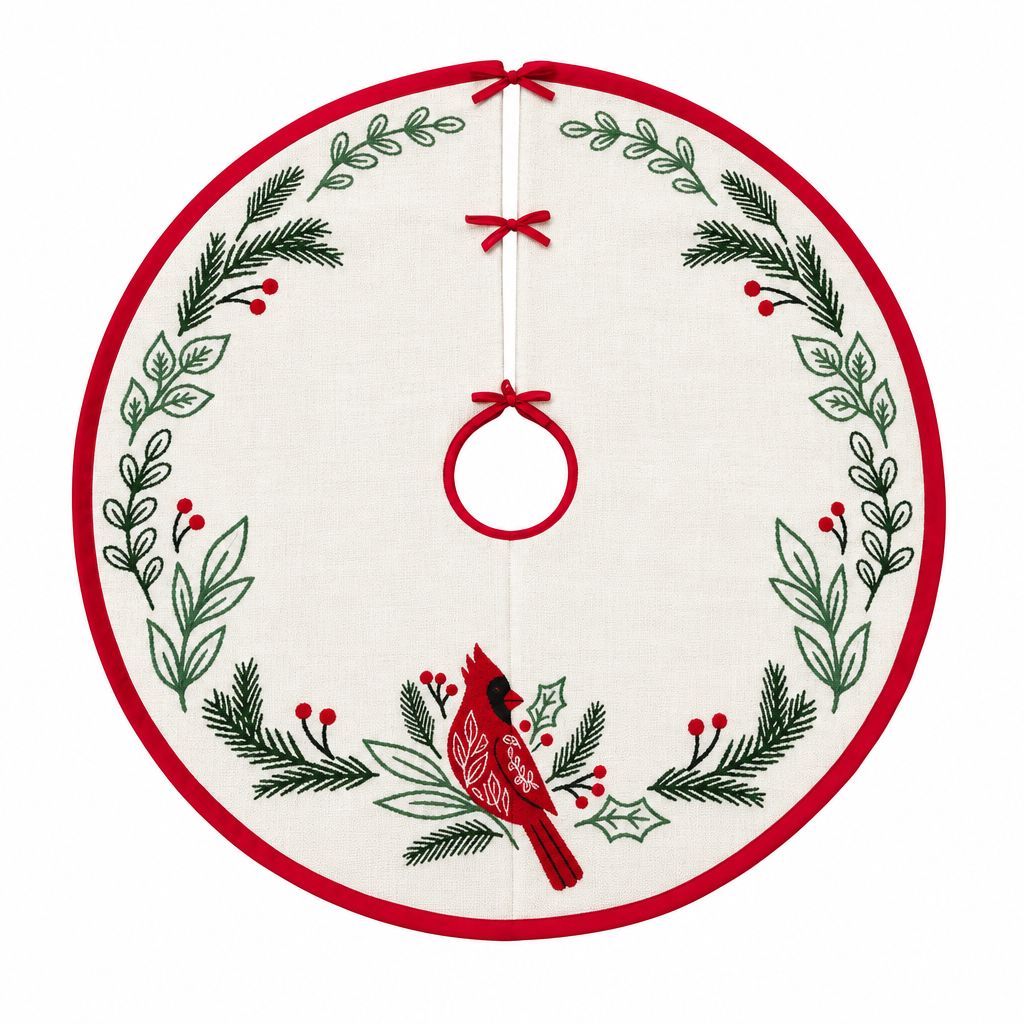 Cardinal Tree Skirt