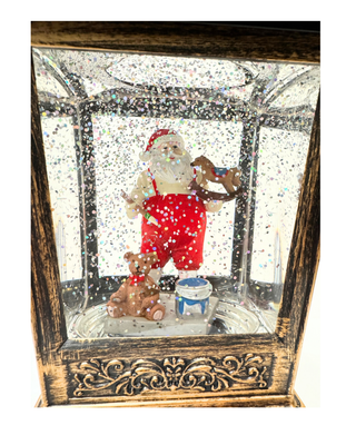 Santa With Toys Water Lantern