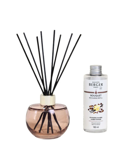 Holly Nude Reed Diffuser Set - Amber Powder - Maison Berger