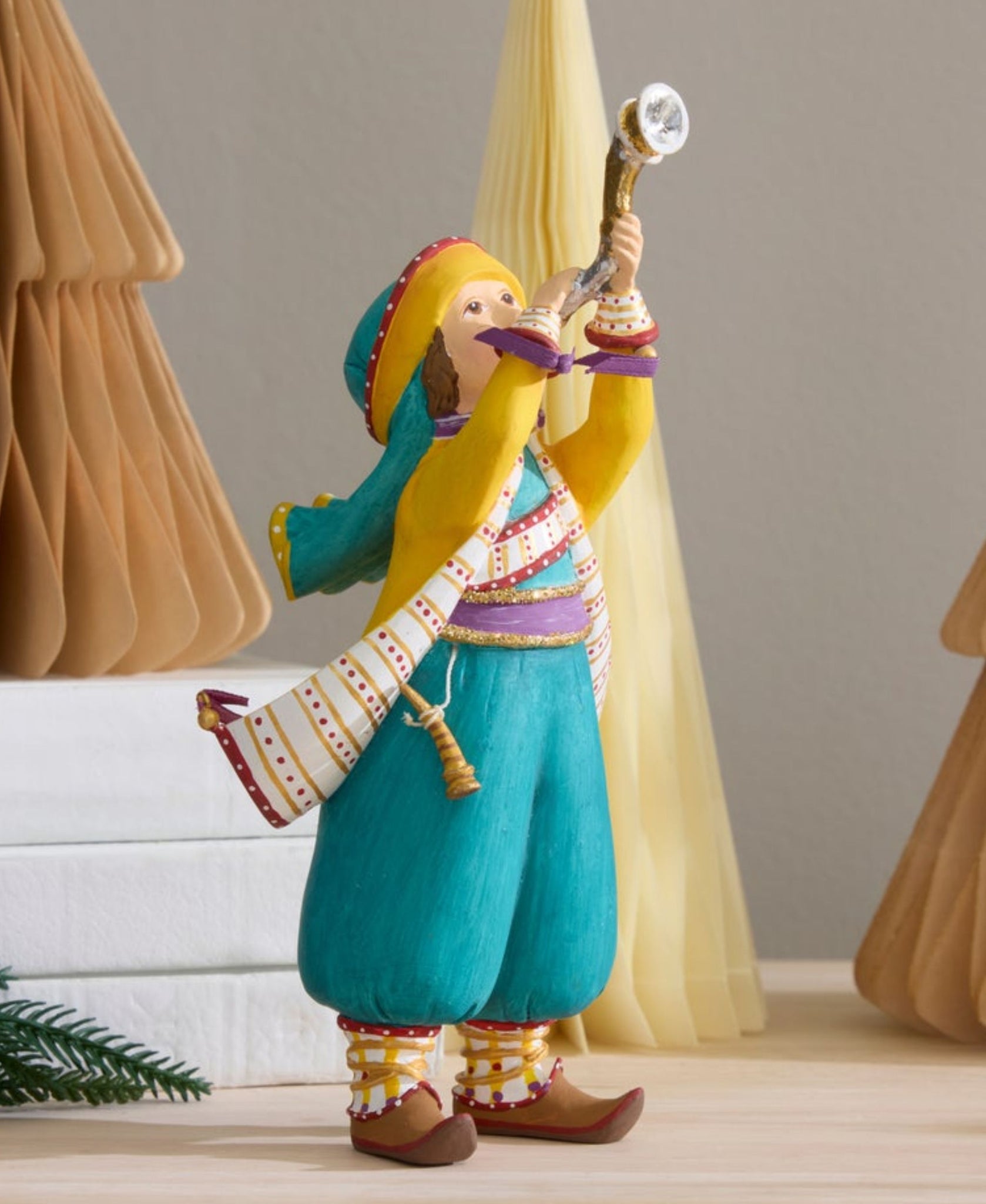 Patience Brewster Nativity Shofar Player Figure