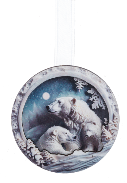 3D Effect Holiday Ornaments