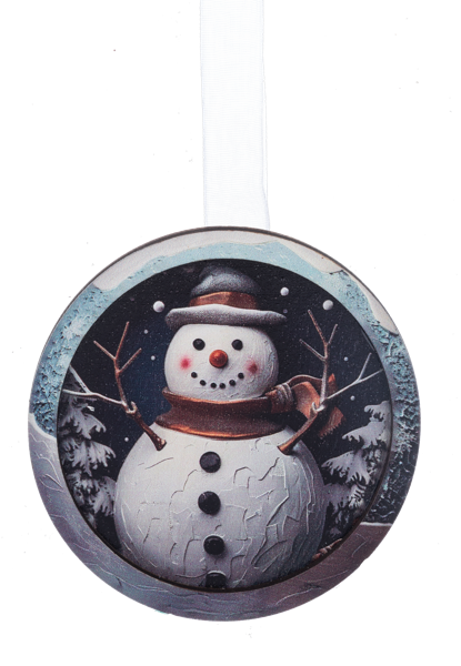 3D Effect Holiday Ornaments