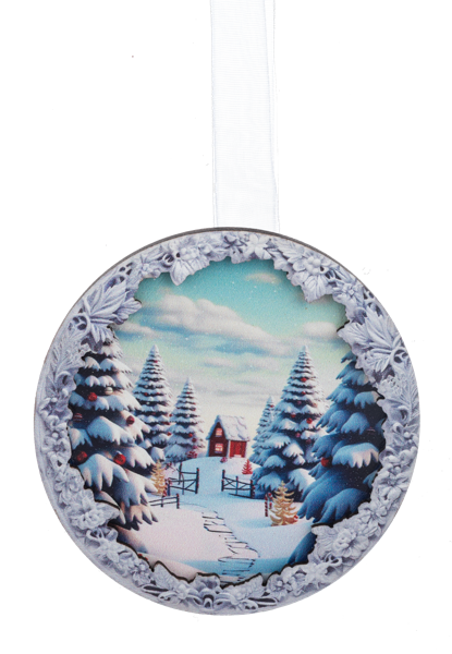 3D Effect Holiday Ornaments