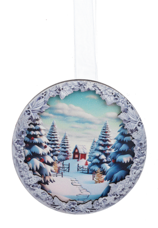 3D Effect Holiday Ornaments