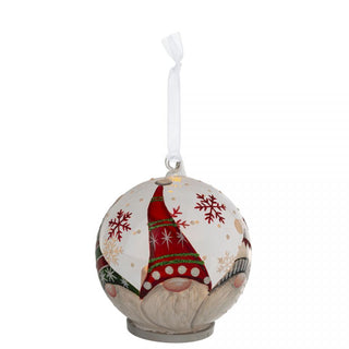 LED Glass Gnome Ornaments