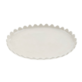 Scalloped Oval Plate - Large