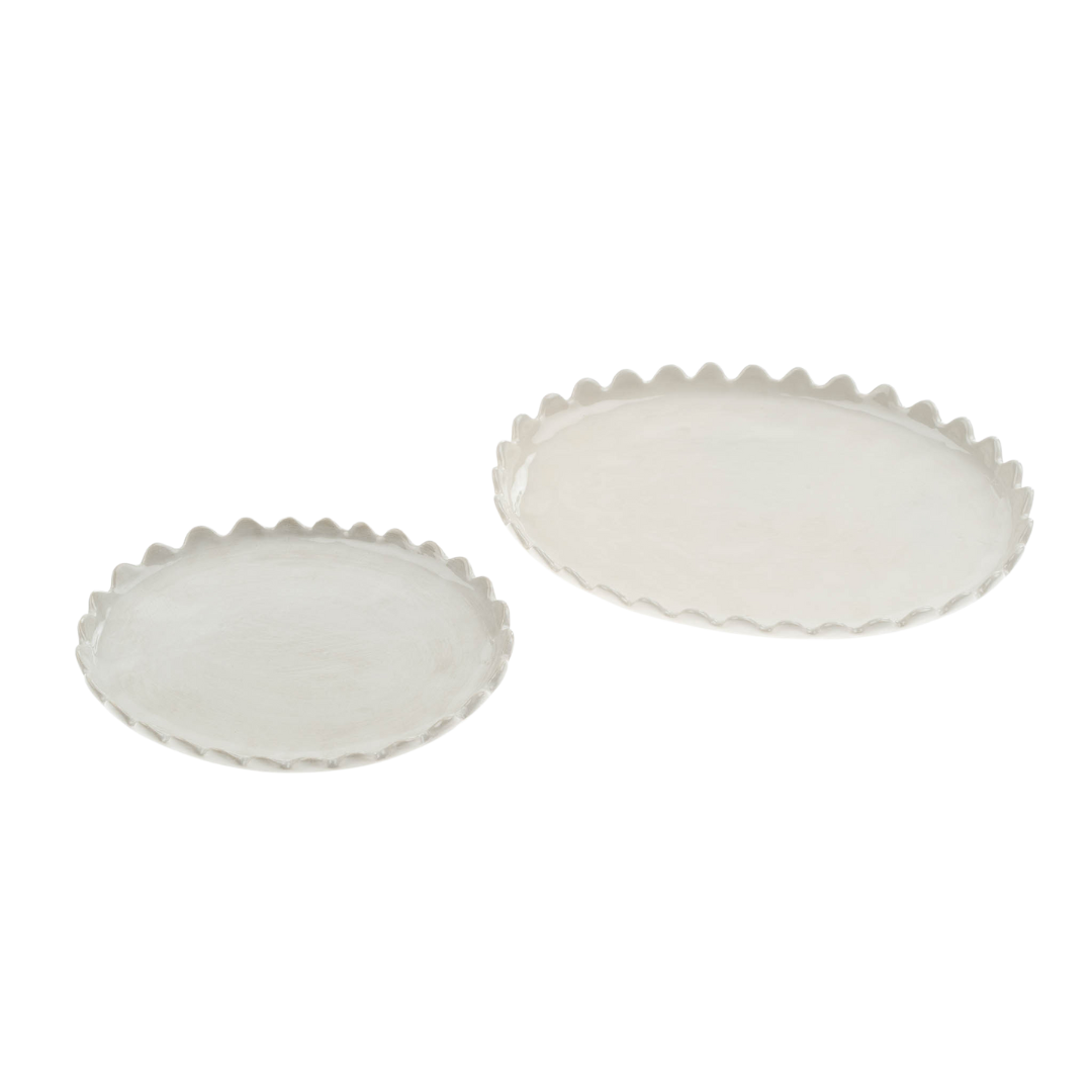 Scalloped Oval Plate - Large
