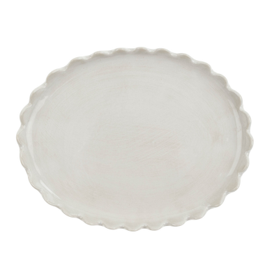 Scalloped Oval Plate - Small