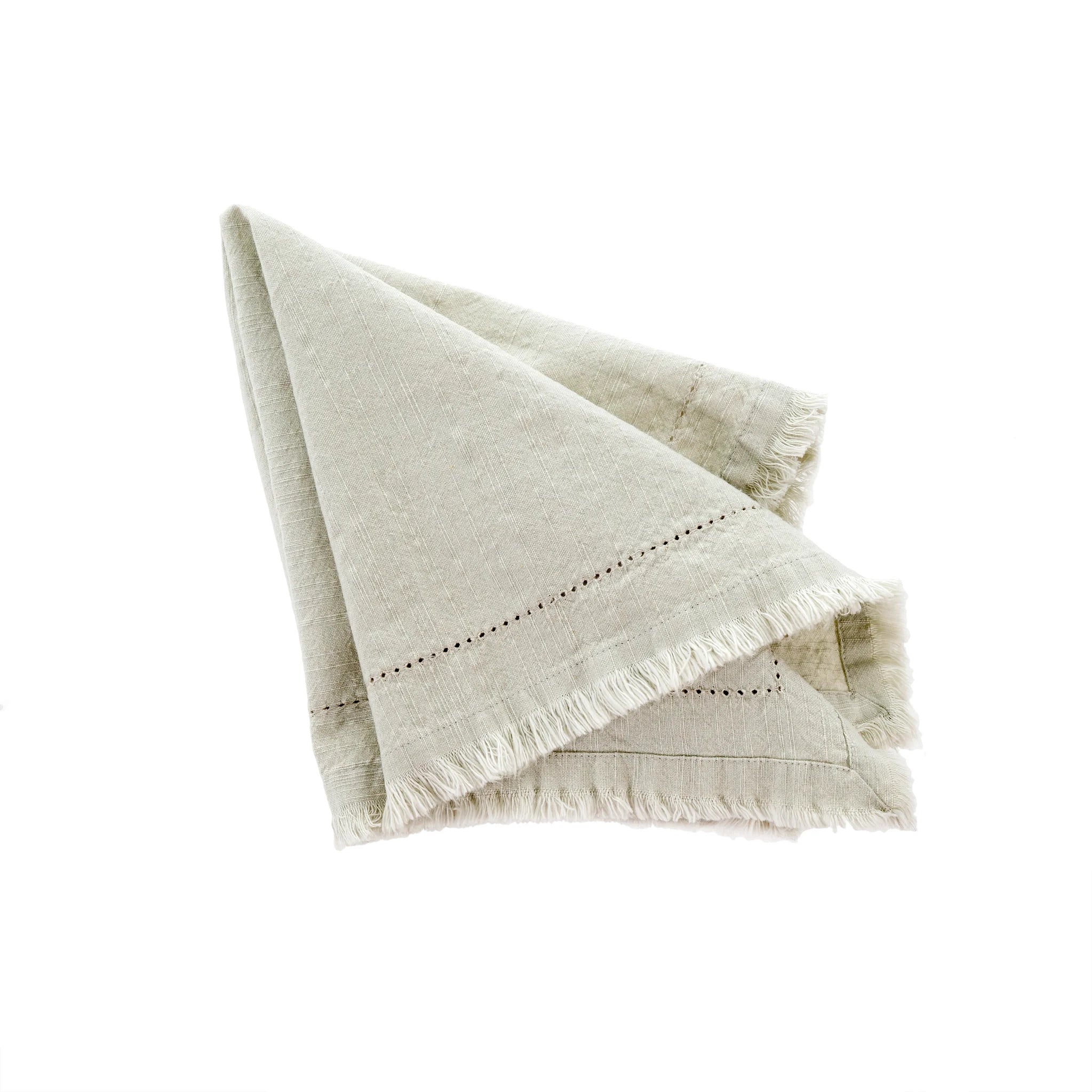 Frayed Edge Cloth Napkins Moonstruck Set Of 6
