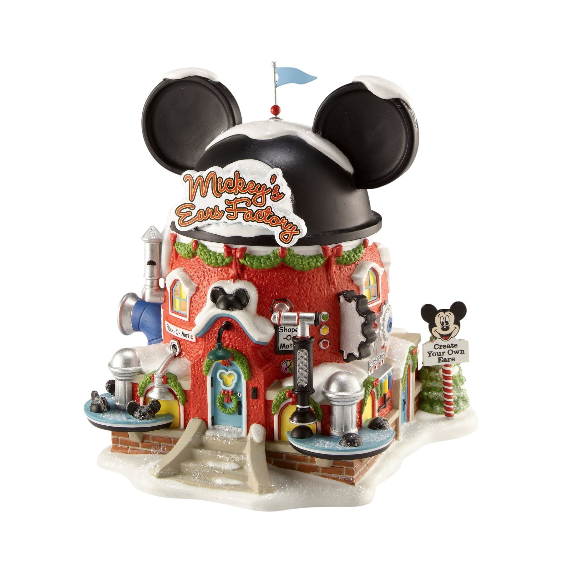 Department 56 North Pole Village Series Mickeys Ears Factory