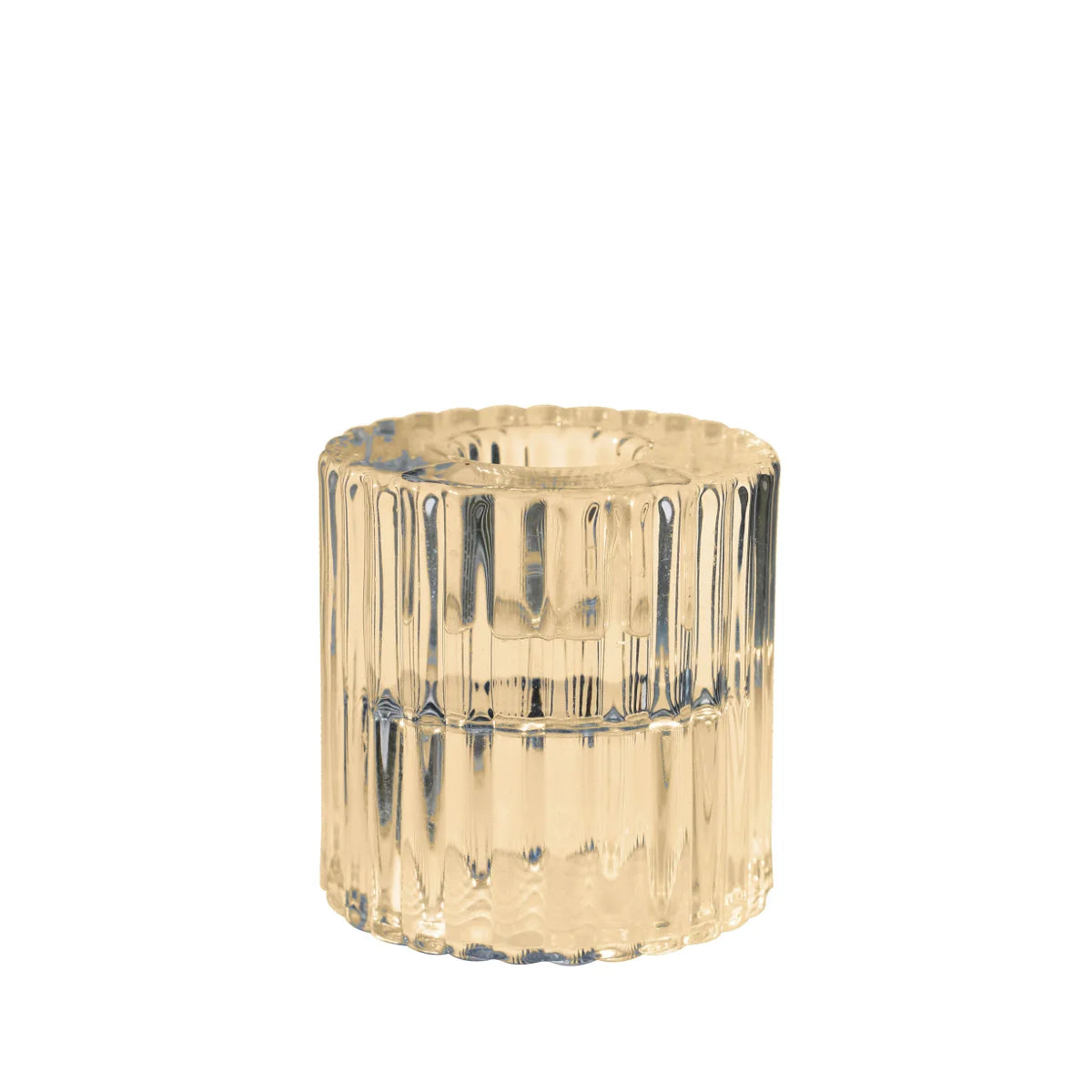 Twilight Rillo Tapered Candle Holder - Small - Bronze