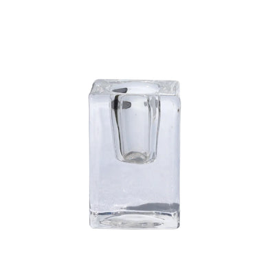 Twilight Quadra 6 Tapered Candle Holder - Small - Clear