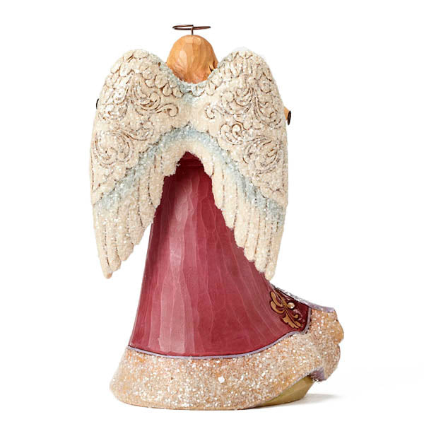 Jim Shore Keep Noel Near Victorian Angel With Bells Figurine