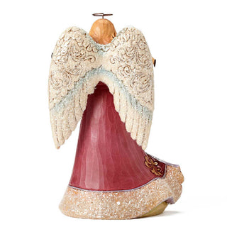 Jim Shore Keep Noel Near Victorian Angel With Bells Figurine
