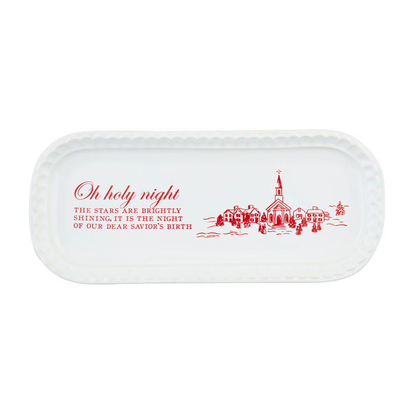 Oh Holy Night Toile Everything Plate