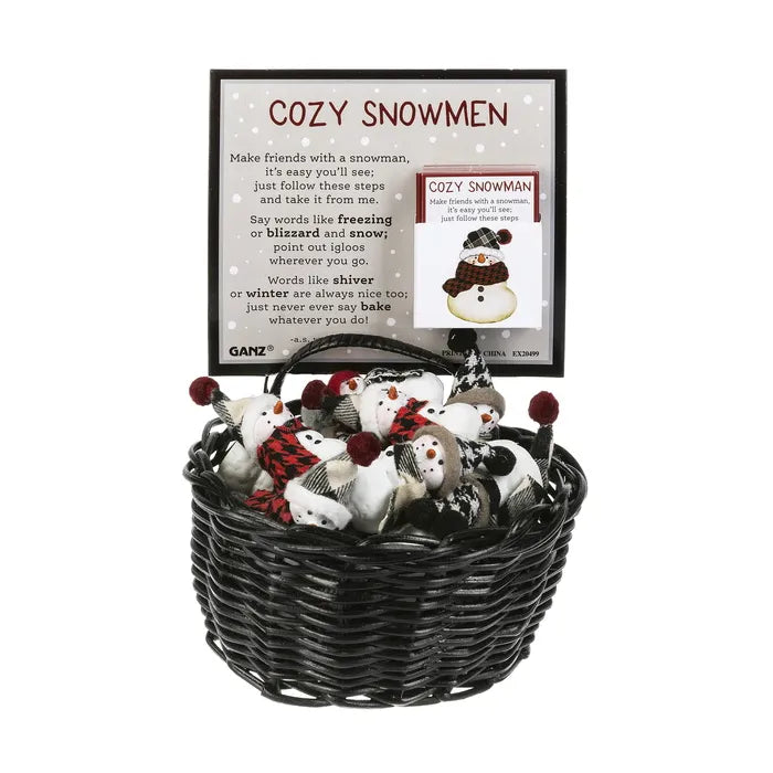 Cozy Snowmen Charms