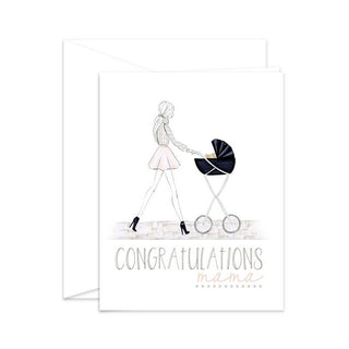 Congrats Mama! - Mom to Be, New Mom Card Blank