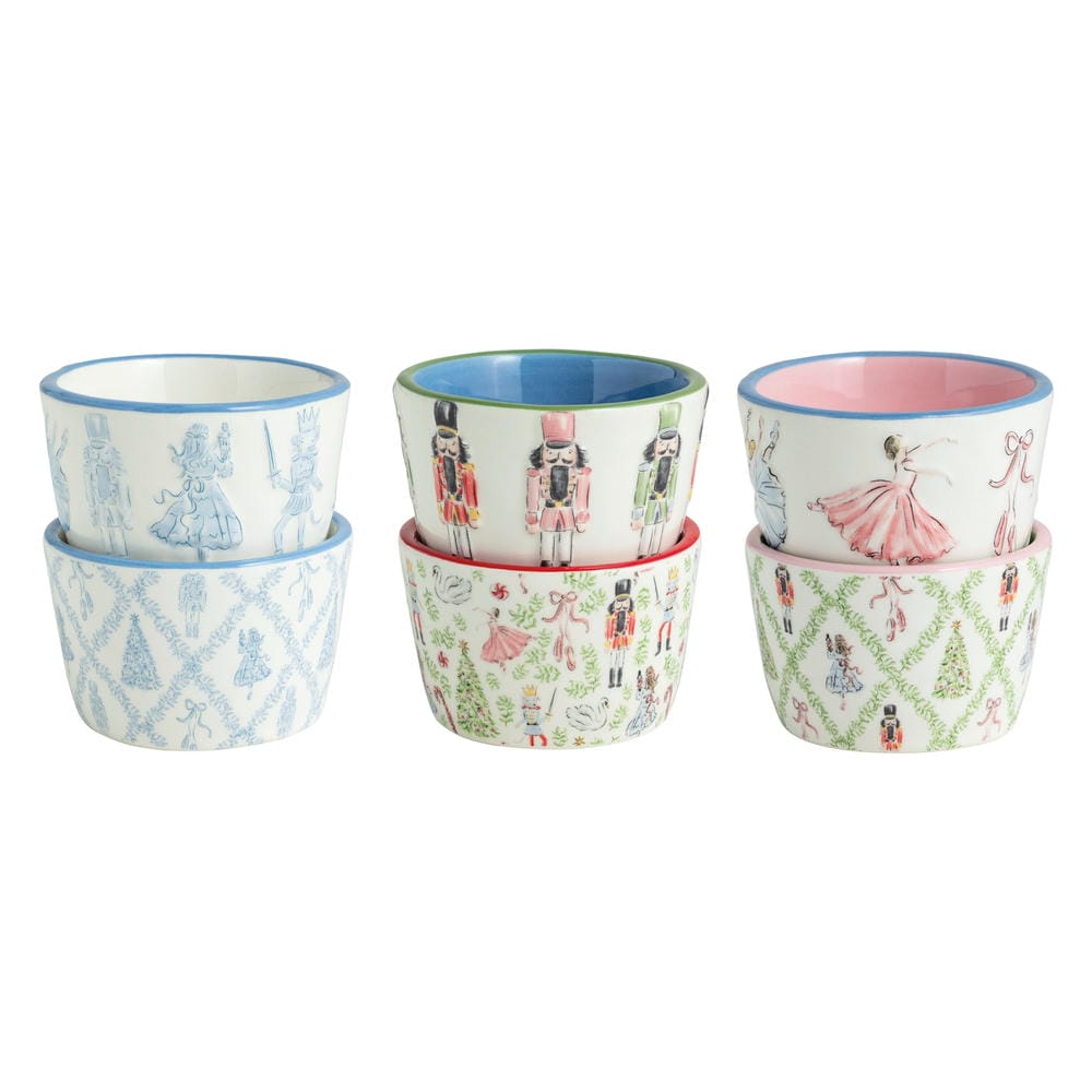 Winter Wonderland Nutcracker Tidbit Dish Set - Assorted