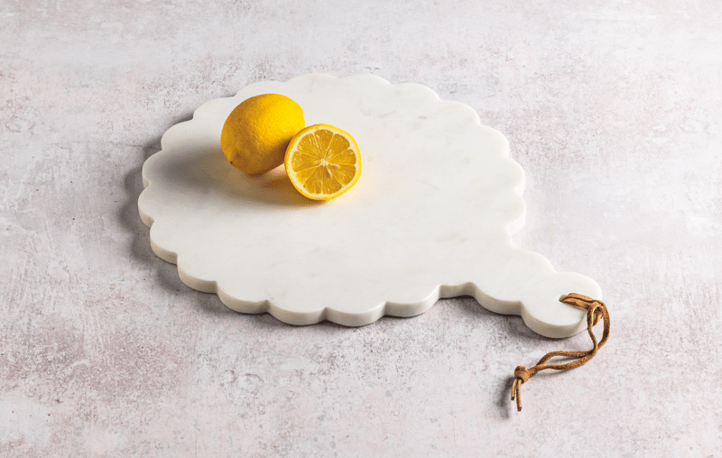 Scalloped Marble Board
