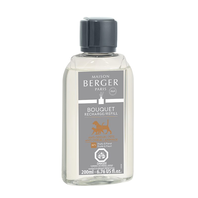 Maison Berger Anti-Odour Pets Fruity & Floral Reed Diffuser Refill 200mL